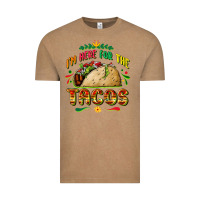 Vintage Coffee I'm here for the tacos Vintage Tee - FaDigitalArtStudio
