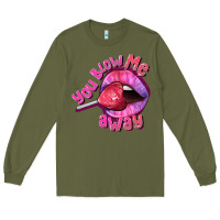 Army Green You Blow Me Away Valentines Day Long Sleeve Tee - FaDigitalArtStudio