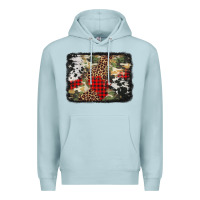 Blue Mist army cowhide leopard Christmas Premium Hoodie - Jasminsmagicworld