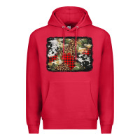 Cardinal army cowhide leopard Christmas Premium Hoodie - Jasminsmagicworld