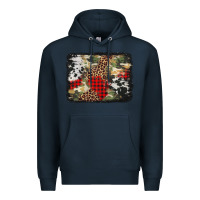 Navy army cowhide leopard Christmas Premium Hoodie - Jasminsmagicworld