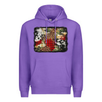 Purple army cowhide leopard Christmas Premium Hoodie - Jasminsmagicworld