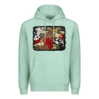 Seafoam army cowhide leopard Christmas Premium Hoodie - Jasminsmagicworld