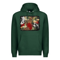 Sports Green army cowhide leopard Christmas Premium Hoodie - Jasminsmagicworld