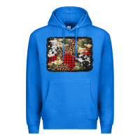 True Royal army cowhide leopard Christmas Premium Hoodie - Jasminsmagicworld
