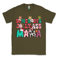 Army Green somebody jolly ass mama pink christmas Classic Tee - CowGirlArtShop