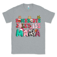 Heather Grey somebody jolly ass mama pink christmas Classic Tee - CowGirlArtShop