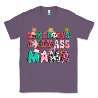 Lavender somebody jolly ass mama pink christmas Classic Tee - CowGirlArtShop