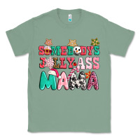 Sage somebody jolly ass mama pink christmas Classic Tee - CowGirlArtShop