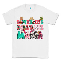 White somebody jolly ass mama pink christmas Classic Tee - CowGirlArtShop