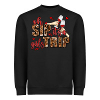 Black oh sip its a girls trip Heavyweight Sweatshirt - AdoDesignShop