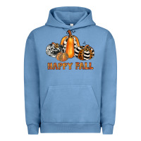 Pigment Pebble Blue happy fall Urban Hoodie - JahusDesignShop