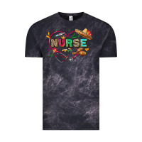 Cloud Black Cinco de mayo Nurse Vintage Tee - FaDigitalArtStudio