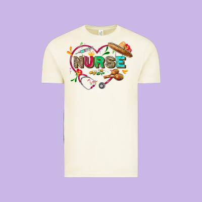 Cinco De Mayo Nurse Vintage Tee Designed By Fadigitalartstudio
