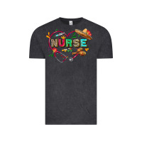 Vintage Black Cinco de mayo Nurse Vintage Tee - FaDigitalArtStudio
