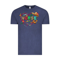 Vintage Denim Cinco de mayo Nurse Vintage Tee - FaDigitalArtStudio