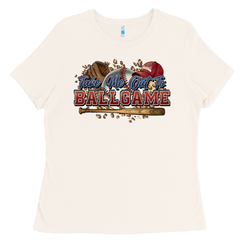Take Me Out To Ball Game Baseball Ladies Tee by HowdyJamesFarm | Teevron