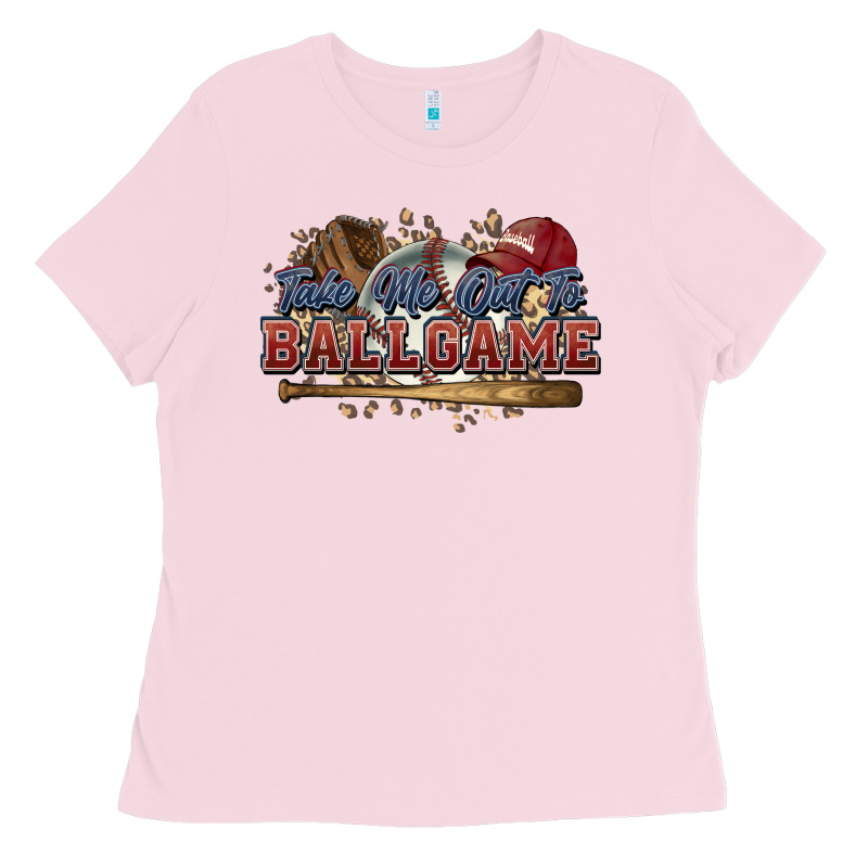 Take Me Out To Ball Game Baseball Ladies Tee by HowdyJamesFarm | Teevron
