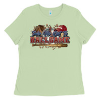Matcha Take me out to ball game baseball Ladies Tee - HowdyJamesFarm