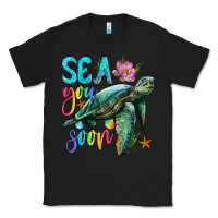 Black sea you soon with sea turtle Classic Tee - Artiststas