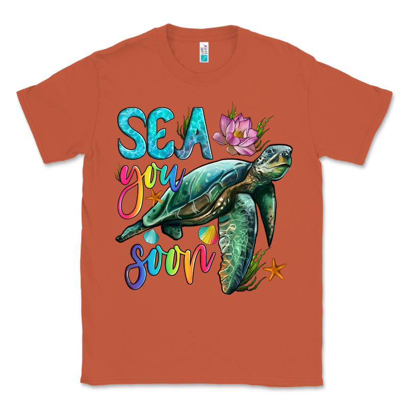 Sea You Soon With Sea Turtle Classic Tee by Artiststas | Teevron