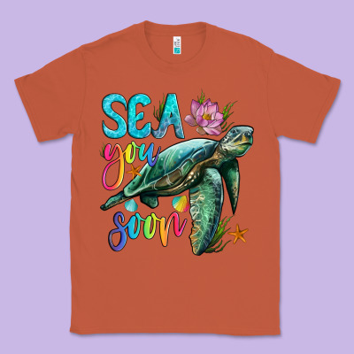 Sea You Soon With Sea Turtle Classic Tee Designed By Artiststas