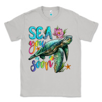 Moon Dust sea you soon with sea turtle Classic Tee - Artiststas