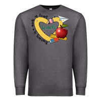 Charcoal Heather teaching is a work of heart Premium Sweatshirt - JahusDesignShop