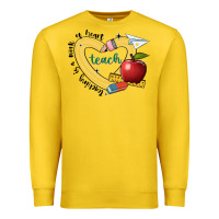 Teaching Is A Work Of Heart Premium Sweatshirt | Teevron