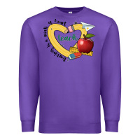 Purple teaching is a work of heart Premium Sweatshirt - JahusDesignShop