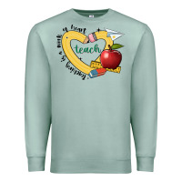 Seafoam teaching is a work of heart Premium Sweatshirt - JahusDesignShop
