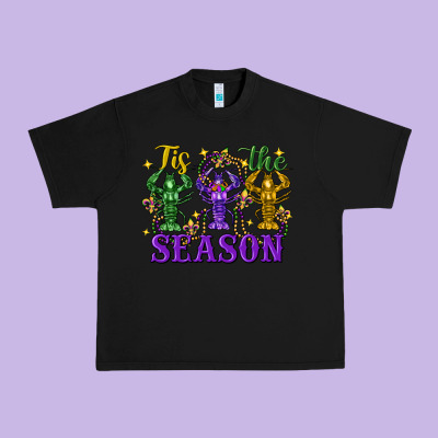 Tis The Season Crawfish Mardi Gras Urban Heavy Tee Designed By Fadigitalartstudio