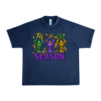 Navy Tis the season crawfish Mardi Gras Urban Heavy Tee - FaDigitalArtStudio