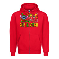 Red dear aanta define good Zipper Hoodie - AdoDesignShop