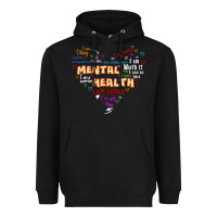 Black mental health matters Heavyweight Hoodie - JahusDesignShop