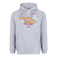Heather Grey mental health matters Heavyweight Hoodie - JahusDesignShop