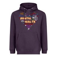 Mental Health Matters Heavyweight Hoodie | Teevron