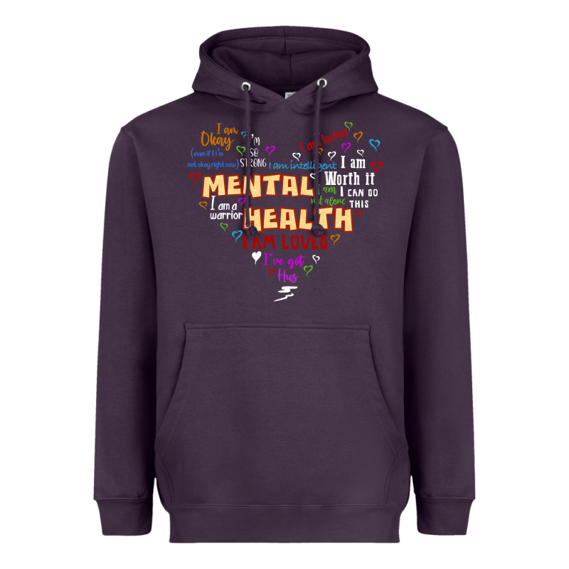 Mental Health Matters Heavyweight Hoodie by JahusDesignShop | Teevron