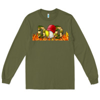 Army Green Baseball And Softball Dad Libbey Glass Long Sleeve Tee - BundleAndBundleShop