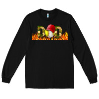 Black Baseball And Softball Dad Libbey Glass Long Sleeve Tee - BundleAndBundleShop