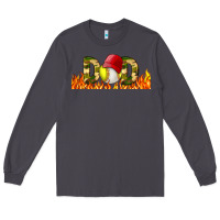 Smoke Baseball And Softball Dad Libbey Glass Long Sleeve Tee - BundleAndBundleShop