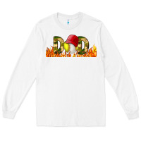 White Baseball And Softball Dad Libbey Glass Long Sleeve Tee - BundleAndBundleShop