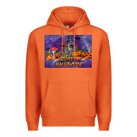 Carrot Happy Halloween Raccoon Premium Hoodie - LillyAllenDesigns