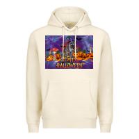 Tofu Happy Halloween Raccoon Premium Hoodie - LillyAllenDesigns