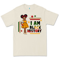 Bone i am black history black girl peekaboo juneteenth Premium Tee - CowGirlArtShop
