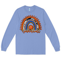 Colony Blue Basketball Rainbow Long Sleeve Tee - RanaPortraitStore