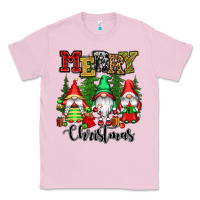 Bubblegum Pink merry christmas gnomes Classic Tee - CowGirlArtShop