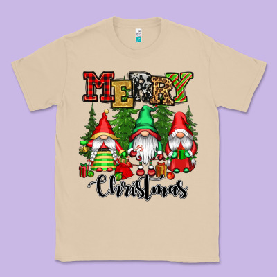 Merry Christmas Gnomes Classic Tee Designed By Cowgirlartshop