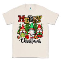 Natural merry christmas gnomes Classic Tee - CowGirlArtShop