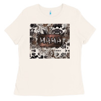 Bone mama cowhide cowgirl Ladies Tee - CowGirlArtShop